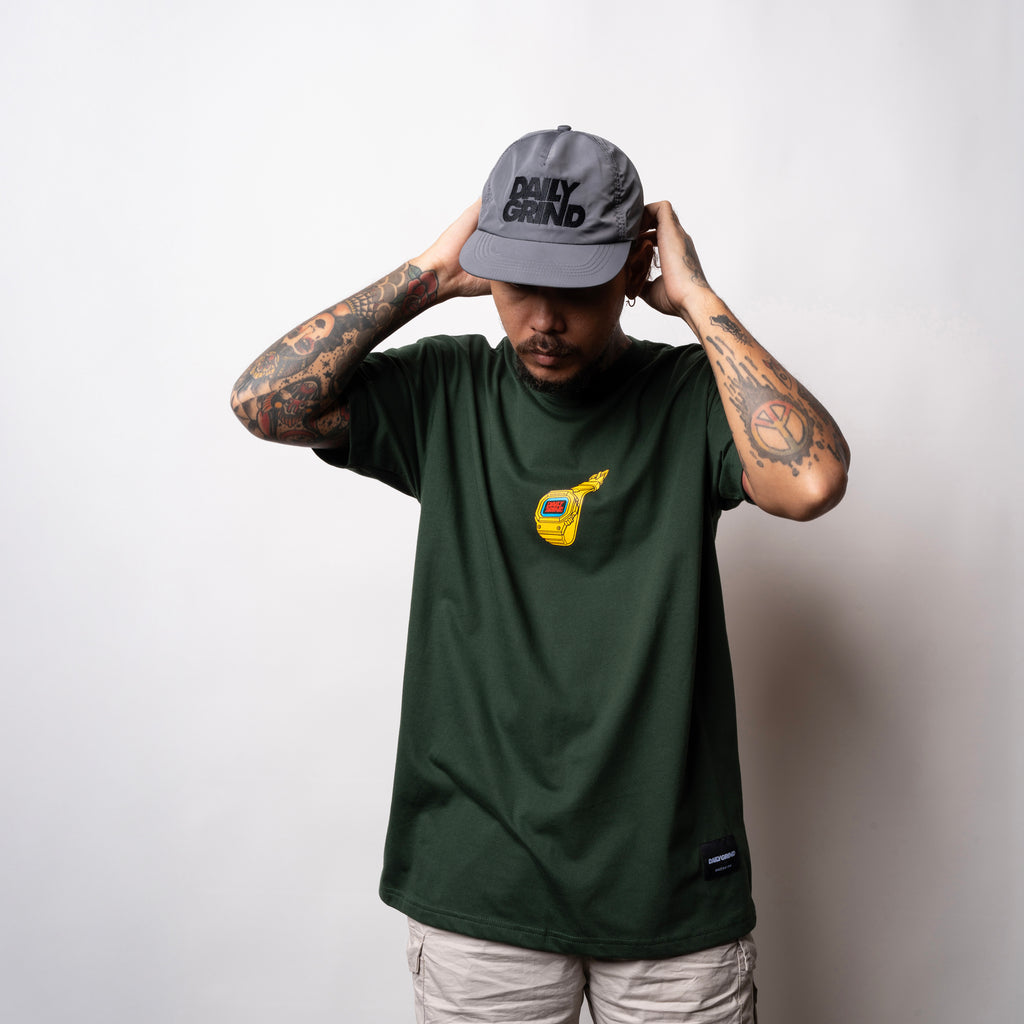 DAILY GRIND 1981 TSHIRT MOSS GREEN