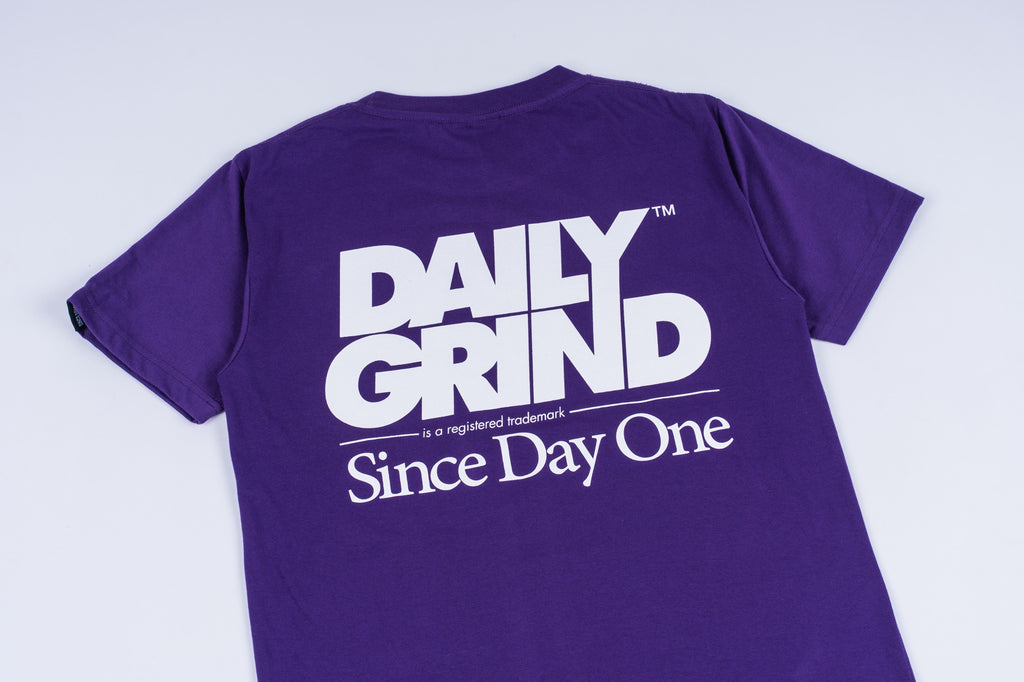 DAILY GRIND CENTRAL TSHIRT PURPLE