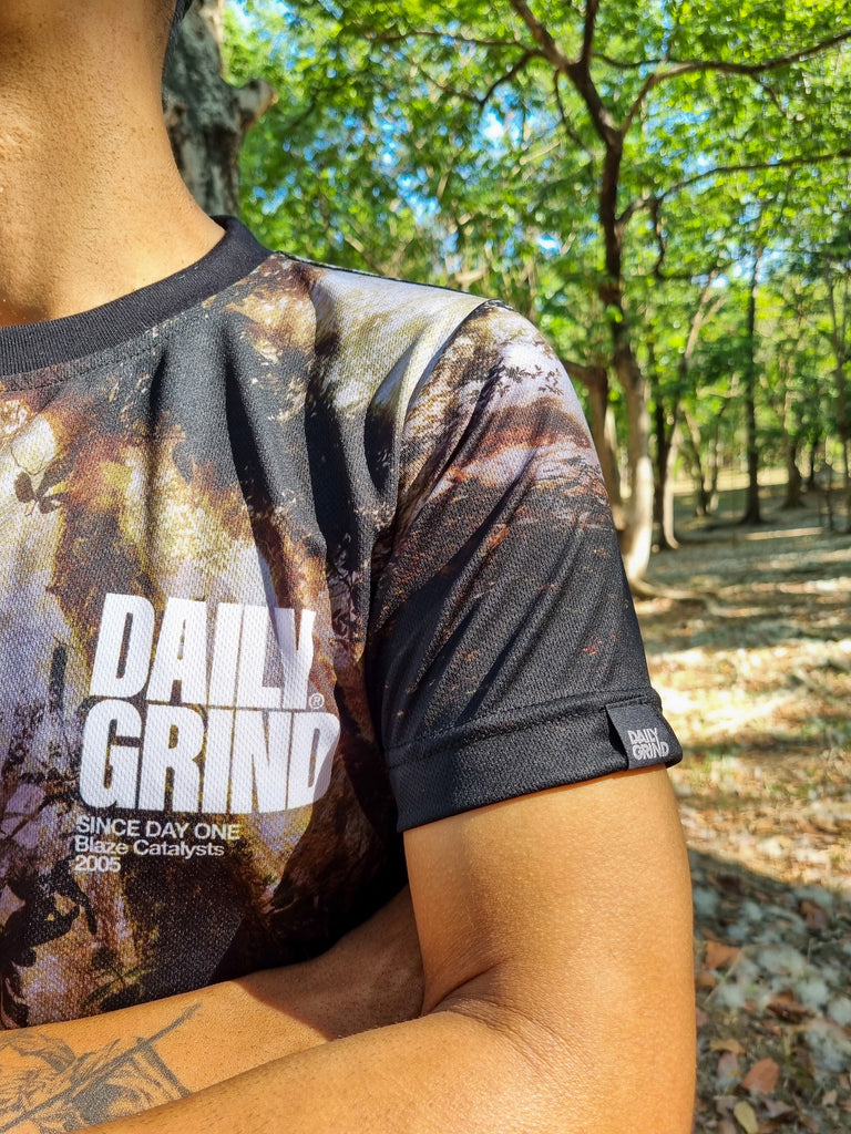 DAILY GRIND BLAZE FOREST JERSEY BROWN