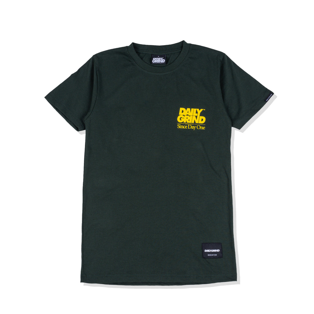 DAILY GRIND CENTRAL TSHIRT MOSS GREEN