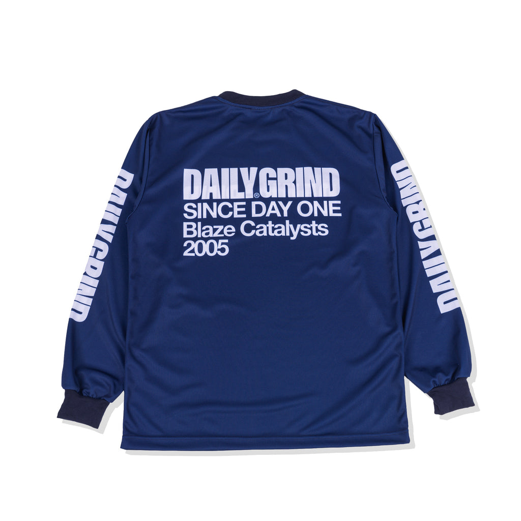 DAILY GRIND BLAZE EXTENDED JERSEY LONGSLEEVES BLUE