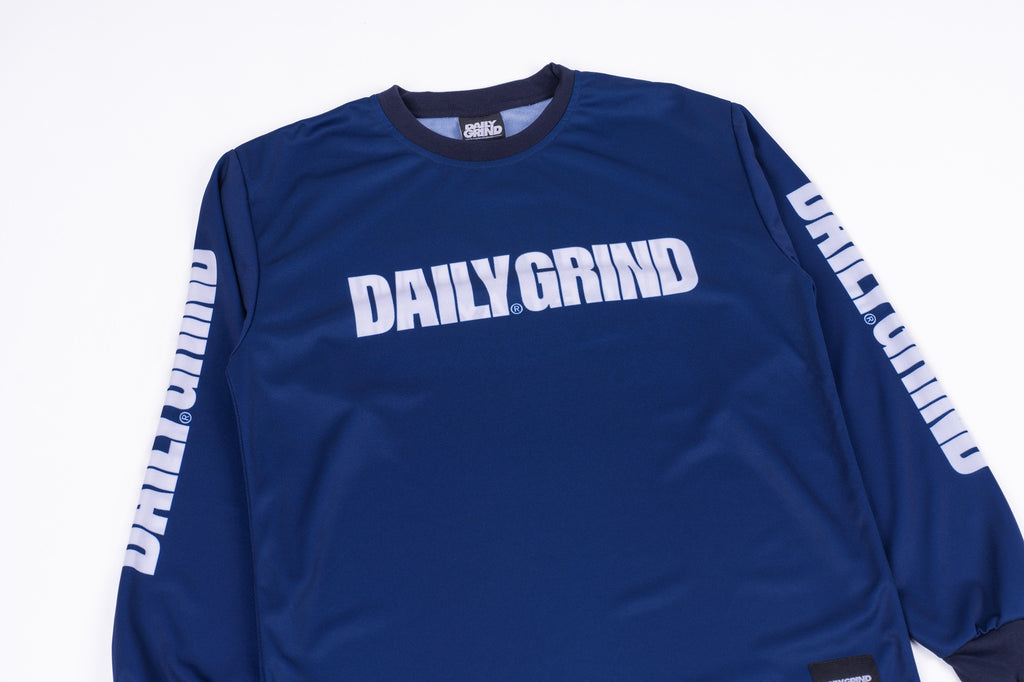 DAILY GRIND BLAZE EXTENDED JERSEY LONGSLEEVES BLUE