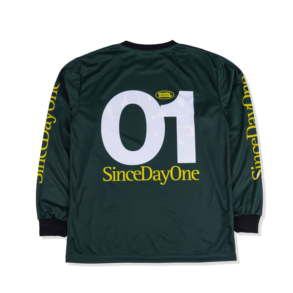 DAILY GRIND CRUCIAL JERSEY LONGSLEEVES MOSS GREEN