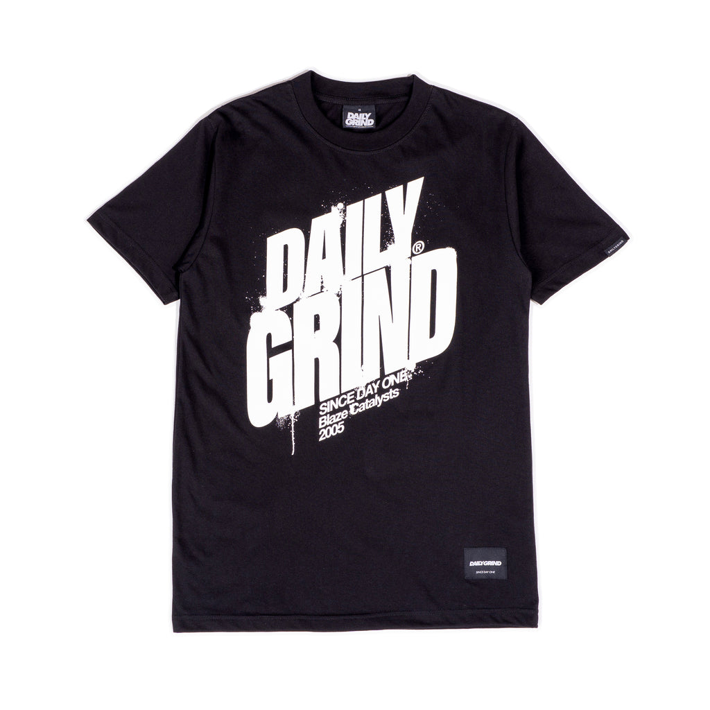 DAILY GRIND BRUISED TSHIRT BLACK