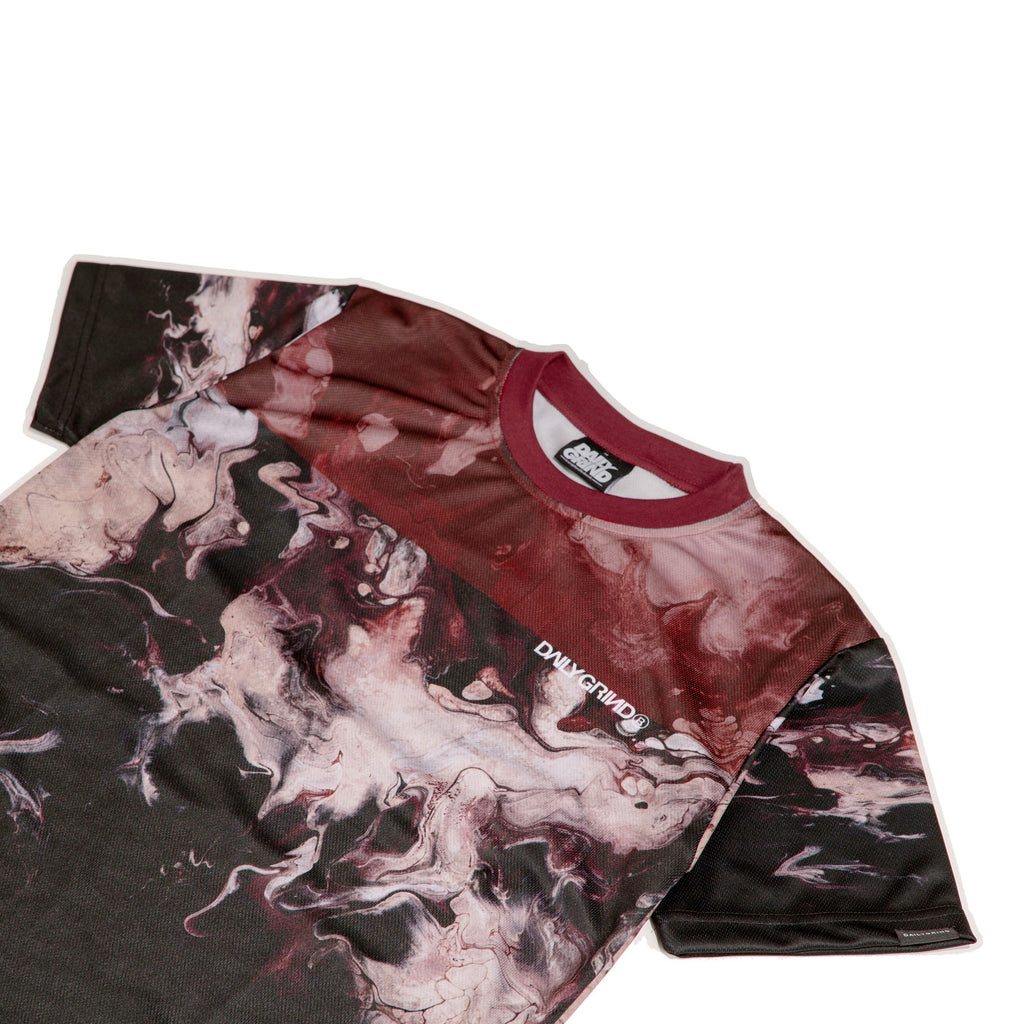 DAILY GRIND CRIMSON JERSEY SHORTSLEEVE MAROON
