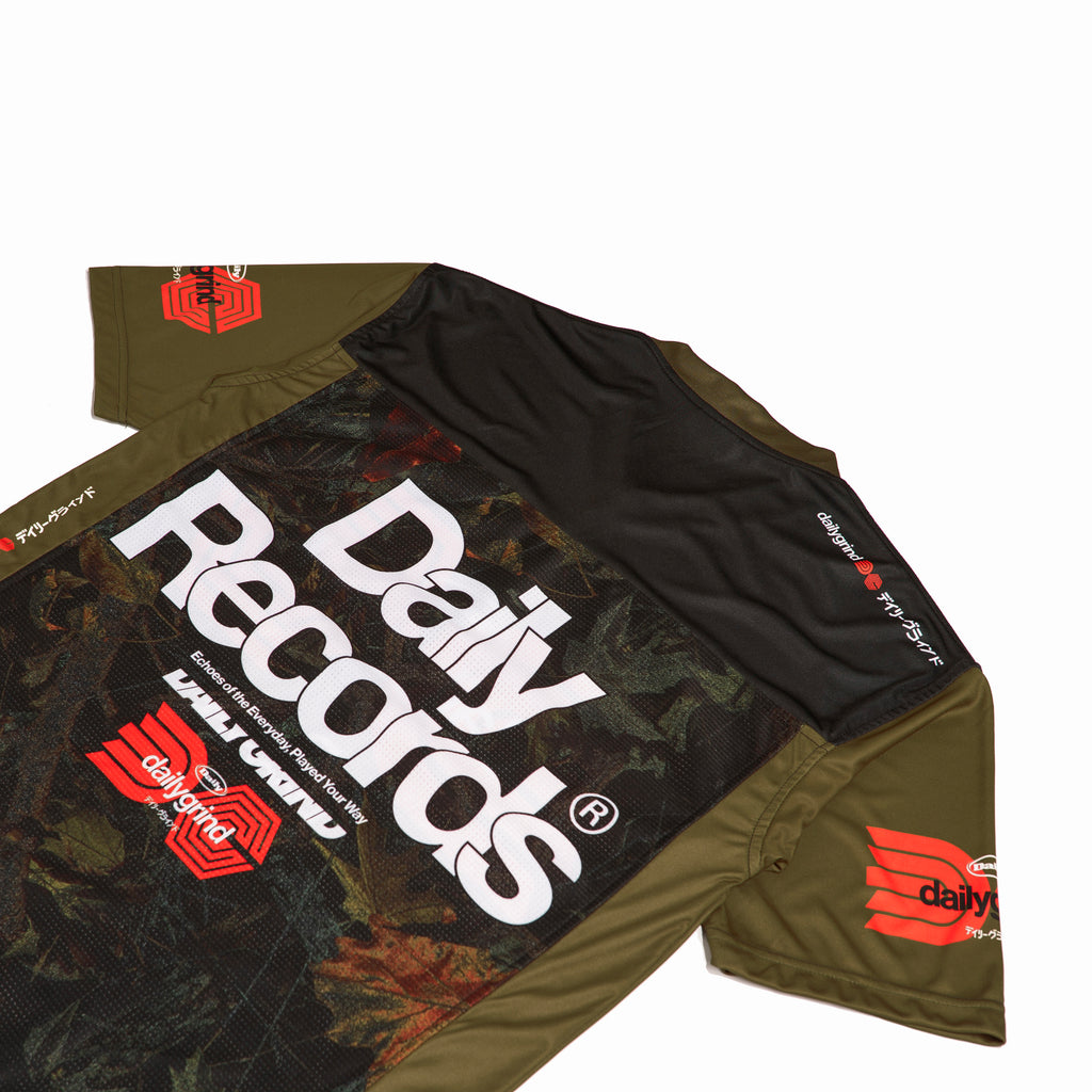 DAILY GRIND DAILY  RECORDS OVERSIZED JERSEY FATIGUE
