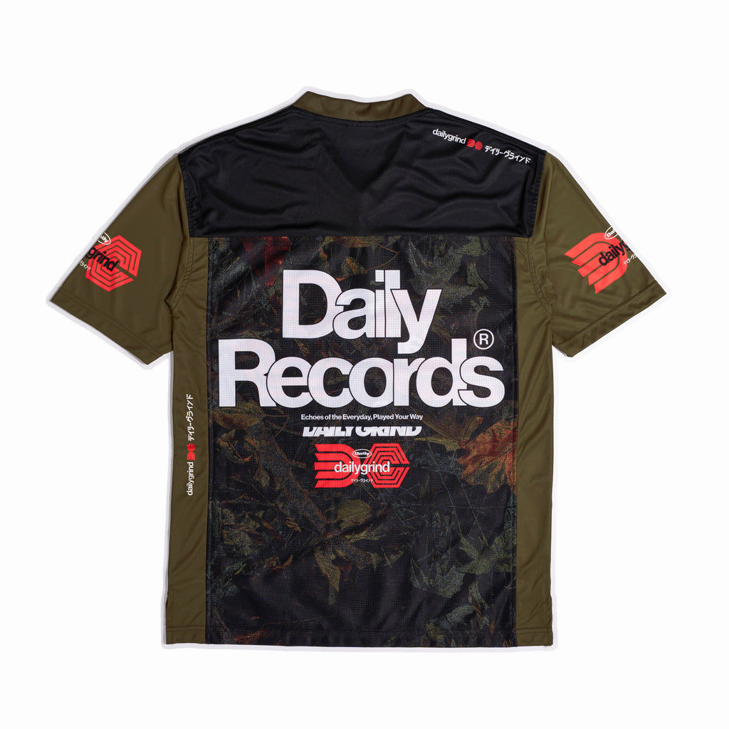 DAILY GRIND DAILY  RECORDS OVERSIZED JERSEY FATIGUE