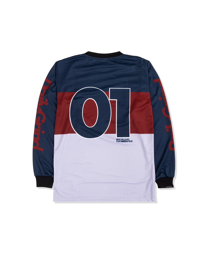 DAILY GRIND 3FOLD JERSEY LONGSLEEVES NAVY BLUE