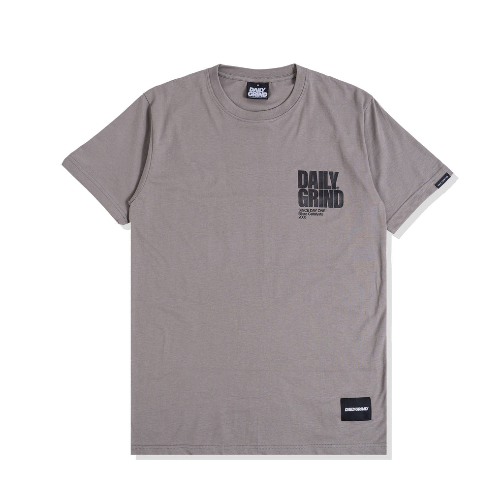 DAILY GRIND BLAZE TSHIRT GRAY