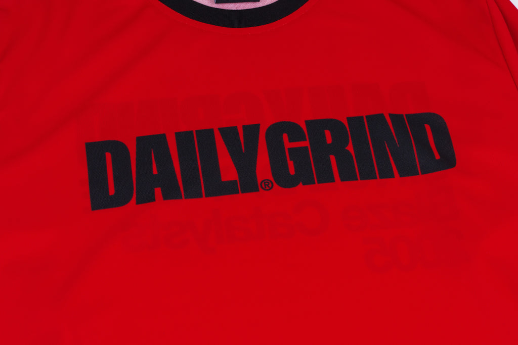 DAILY GRIND BLAZE EXTENDED JERSEY LONGSLEEVES RED