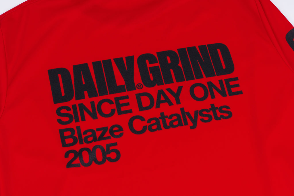 DAILY GRIND BLAZE EXTENDED JERSEY LONGSLEEVES RED