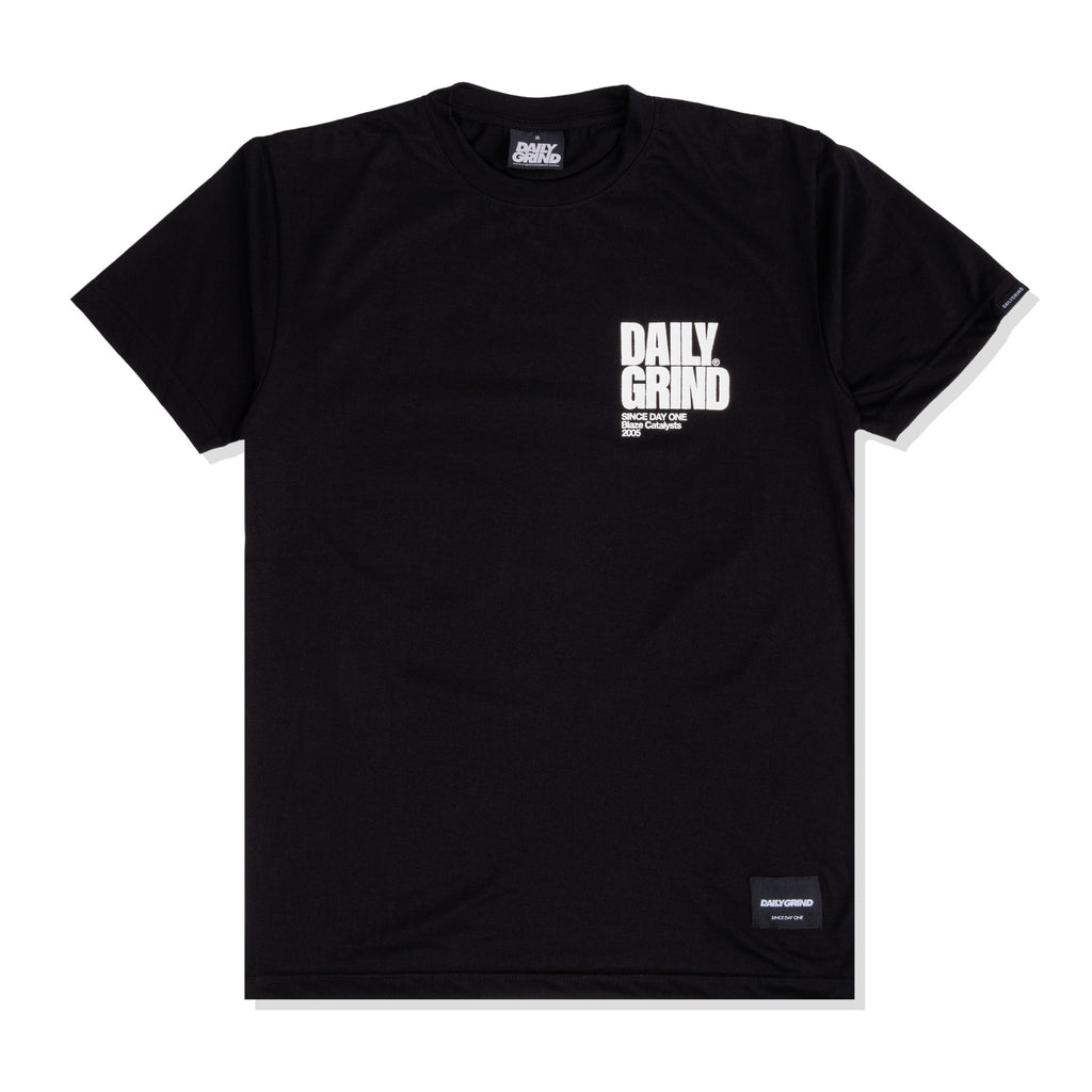 DAILY GRIND BLAZE TSHIRT BLACK