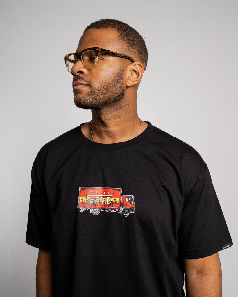 DAILY GRIND DGC MOBILE TSHIRT BLACK