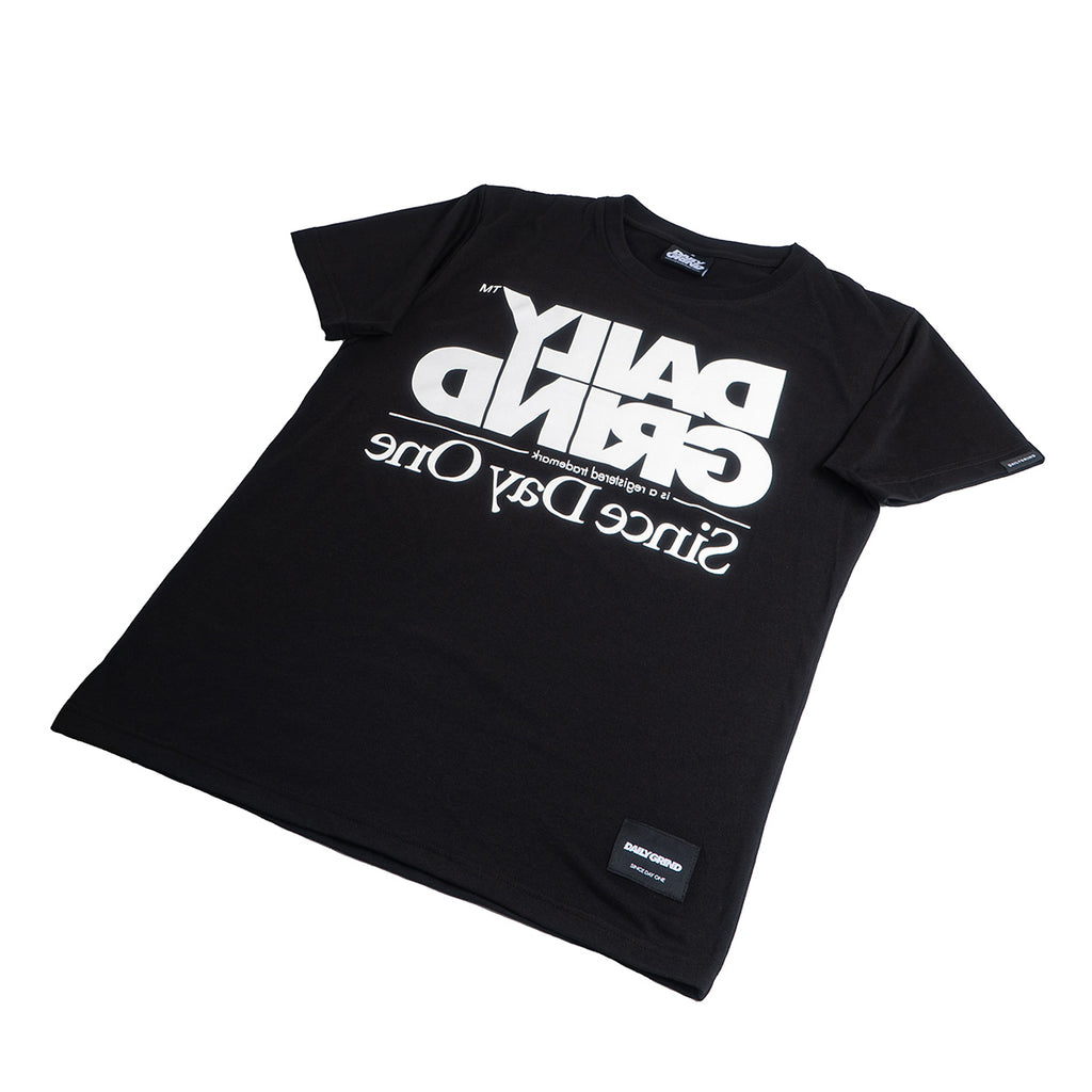 DAILY GRIND INVERT TSHIRT BLACK