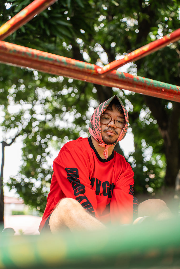 DAILY GRIND BLAZE EXTENDED JERSEY LONGSLEEVES RED