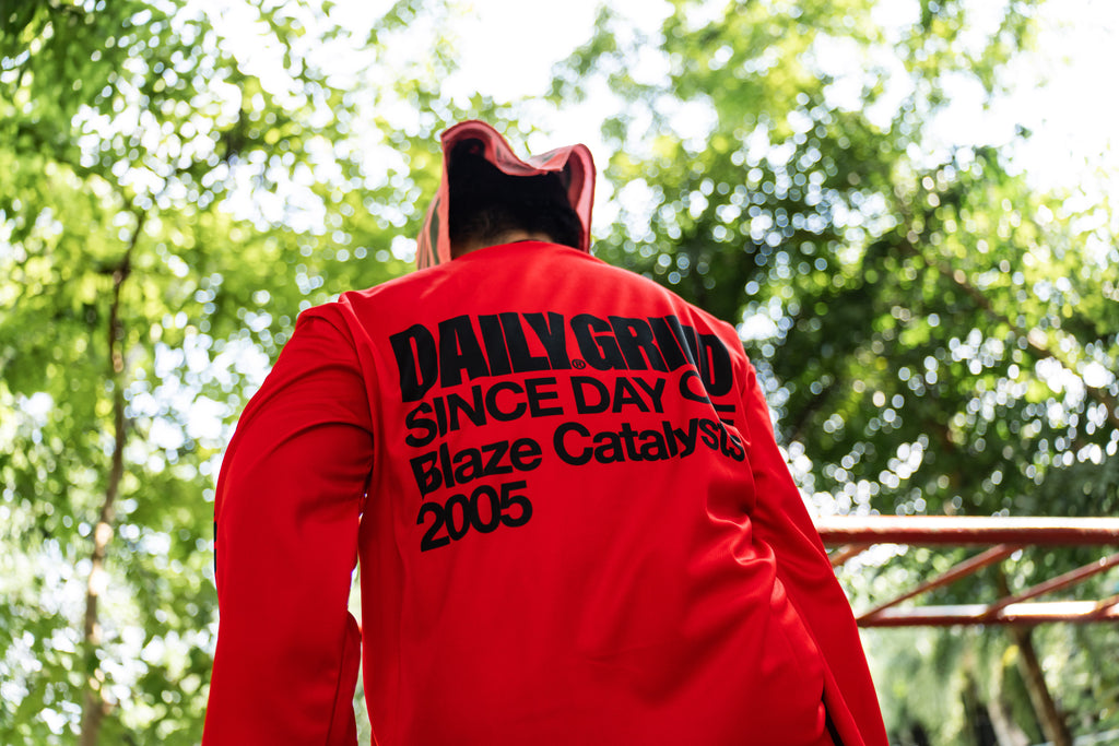 DAILY GRIND BLAZE EXTENDED JERSEY LONGSLEEVES RED