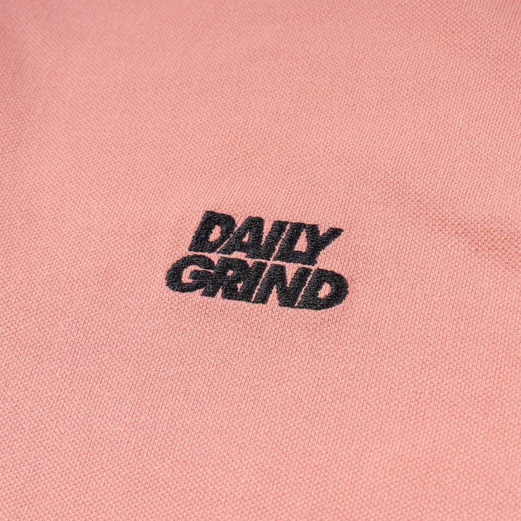 DAILY GRIND MAIN POLO SHIRT SALMON/BLACK