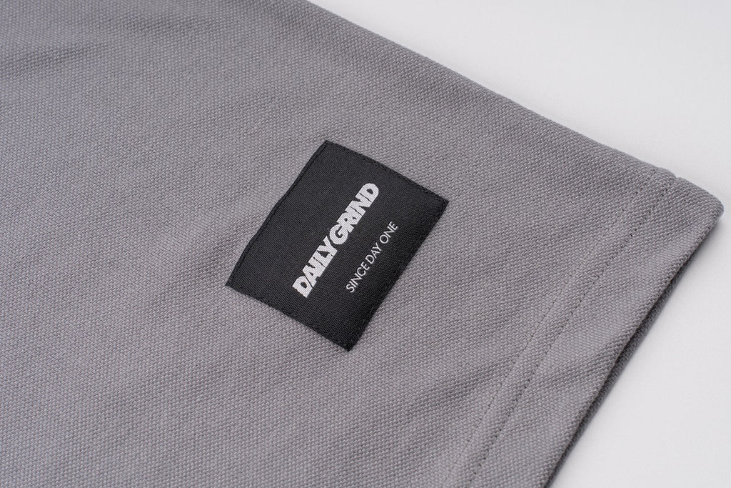 DAILY GRIND MAIN POLO SHIRT GRAY/BLACK