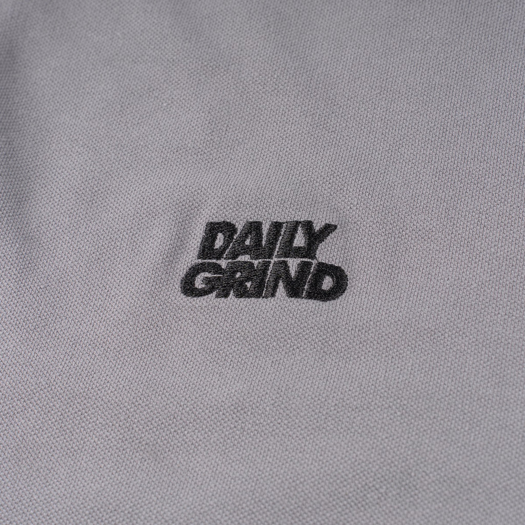 DAILY GRIND MAIN POLO SHIRT GRAY/BLACK