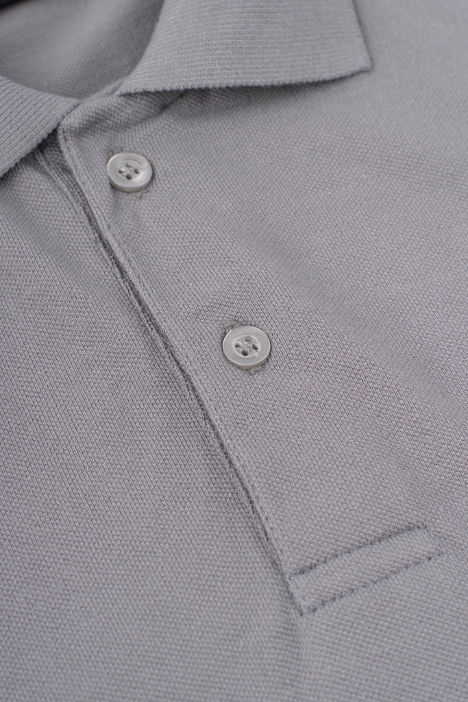 DAILY GRIND MAIN POLO SHIRT GRAY/BLACK