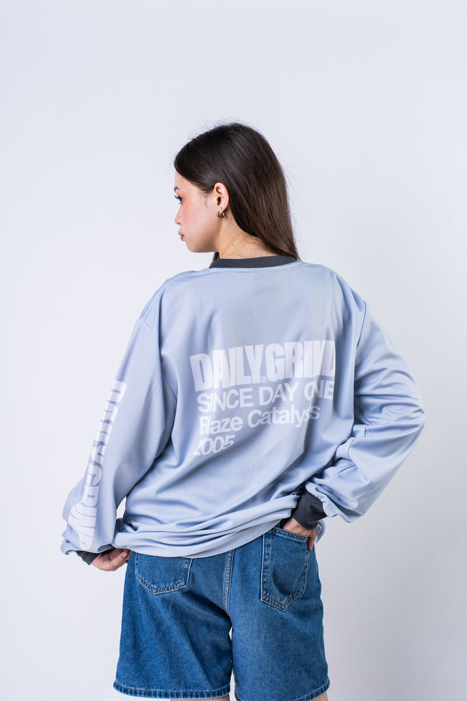 DAILY GRIND BLAZE EXTENDED JERSEY LONGSLEEVES GRAY