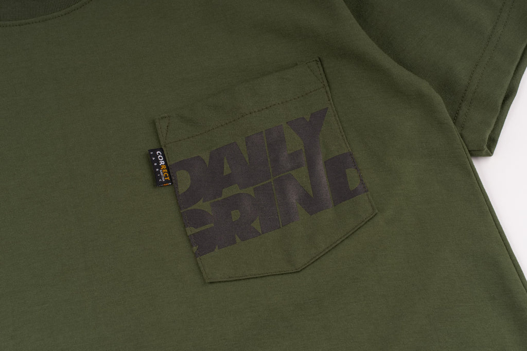 DAILY GRIND POCKET TEE SHEAR FATIGUE