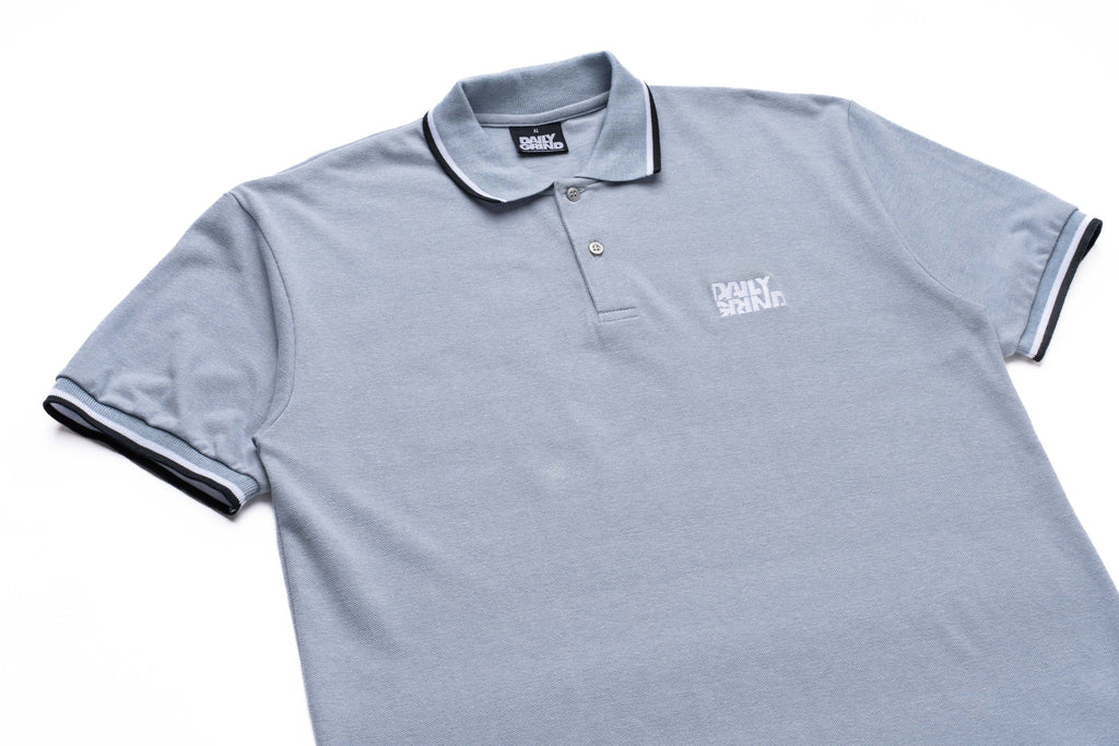 DAILY GRIND SHEAR POLO SHIRT SOFT BLUE