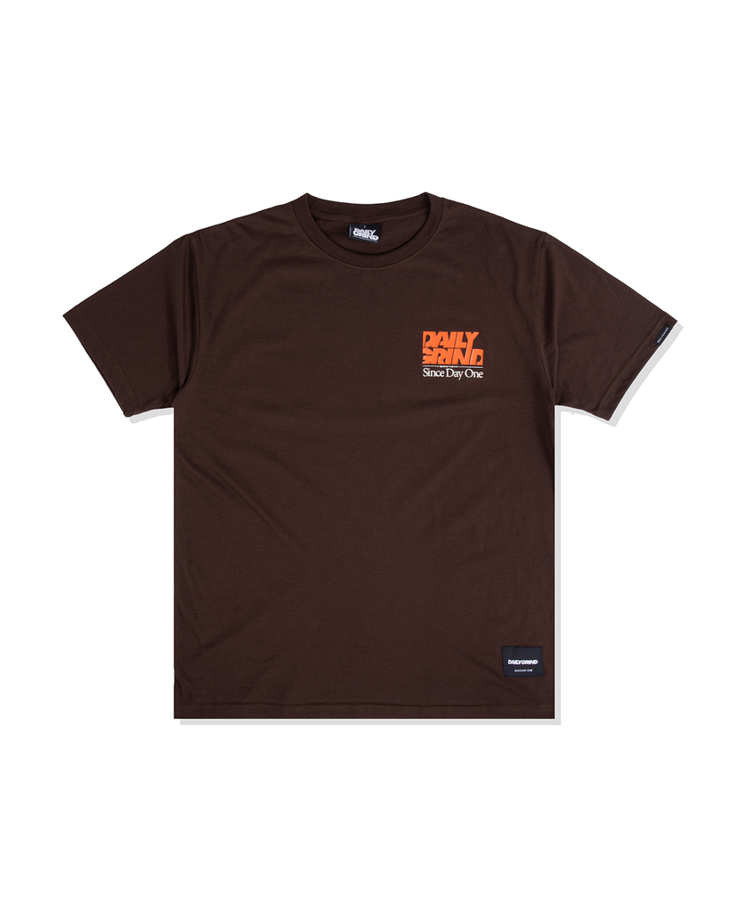 DAILY GRIND SHEAR TSHIRT BROWN