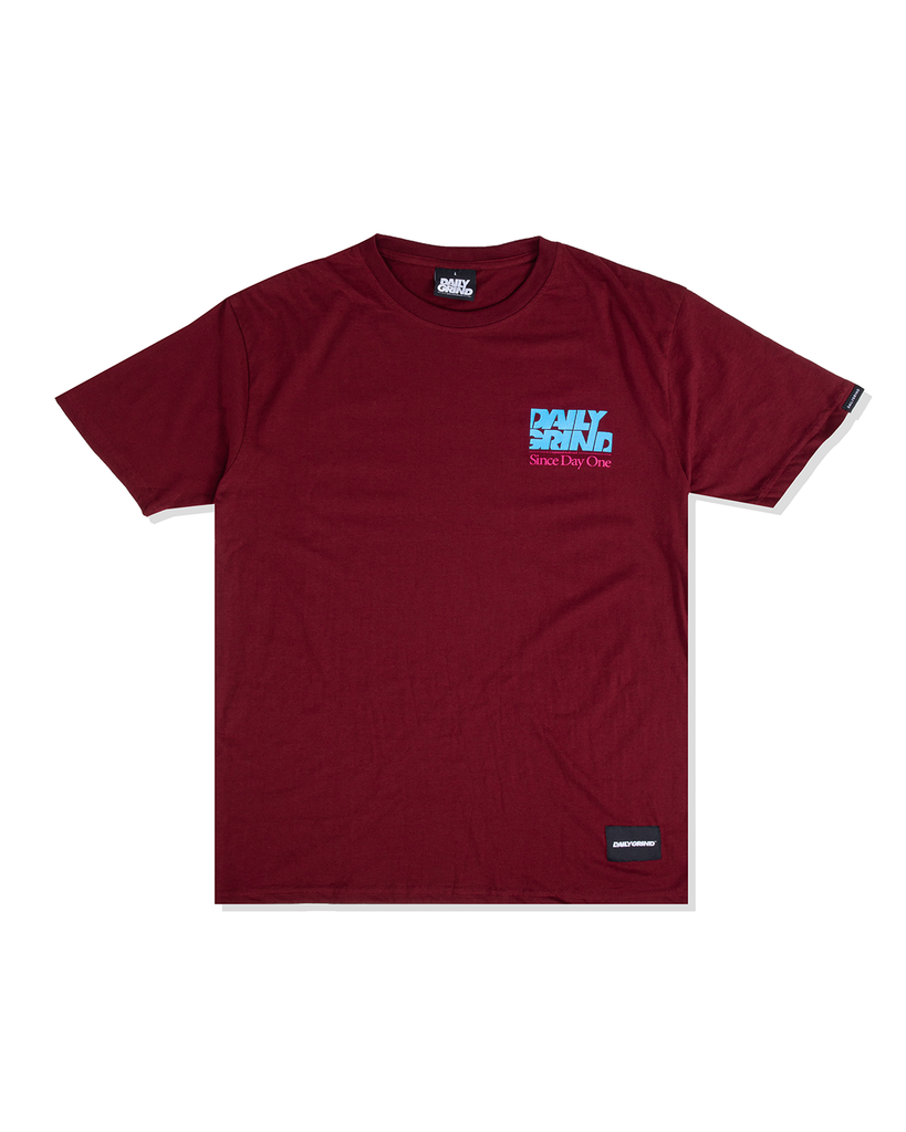 DAILY GRIND SHEAR TSHIRT MAROON