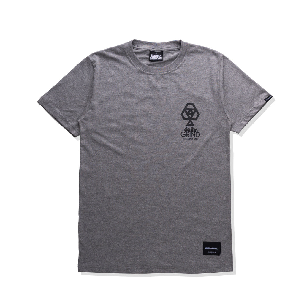 DAILY GRIND SPADES TSHIRT HEATHER GRAY