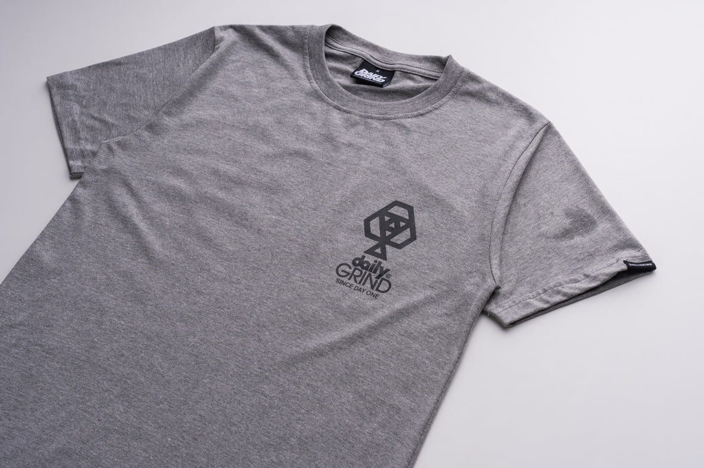 DAILY GRIND SPADES TSHIRT HEATHER GRAY