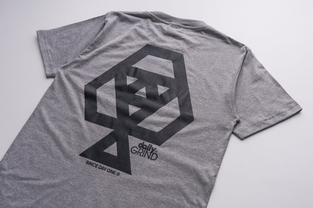 DAILY GRIND SPADES TSHIRT HEATHER GRAY