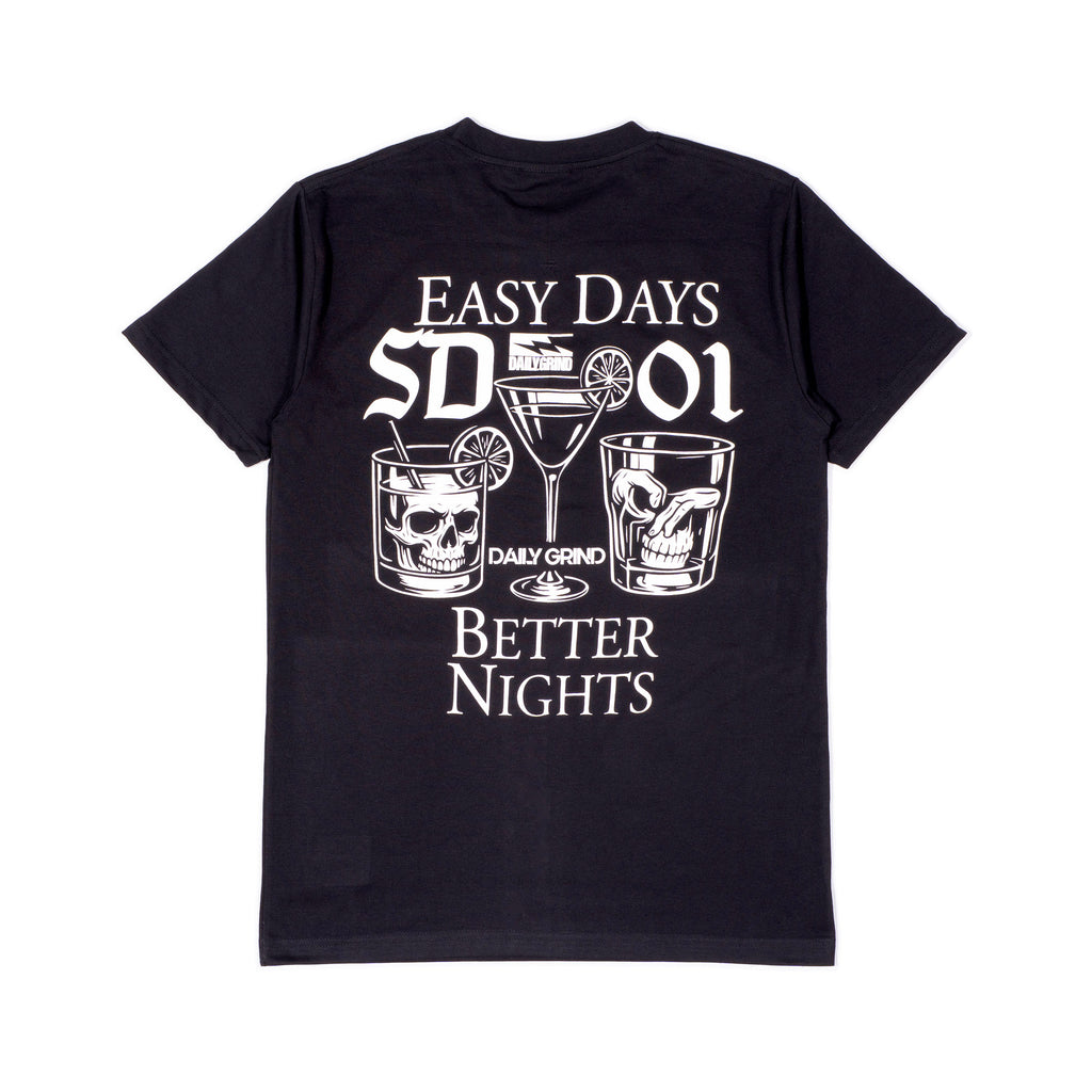 DAILY GRIND EASY DAYS TSHIRT BLACK
