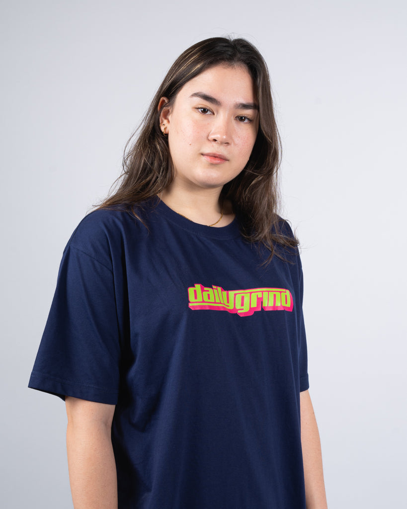 DAILY GRIND EXPAND TSHIRT NAVY BLUE