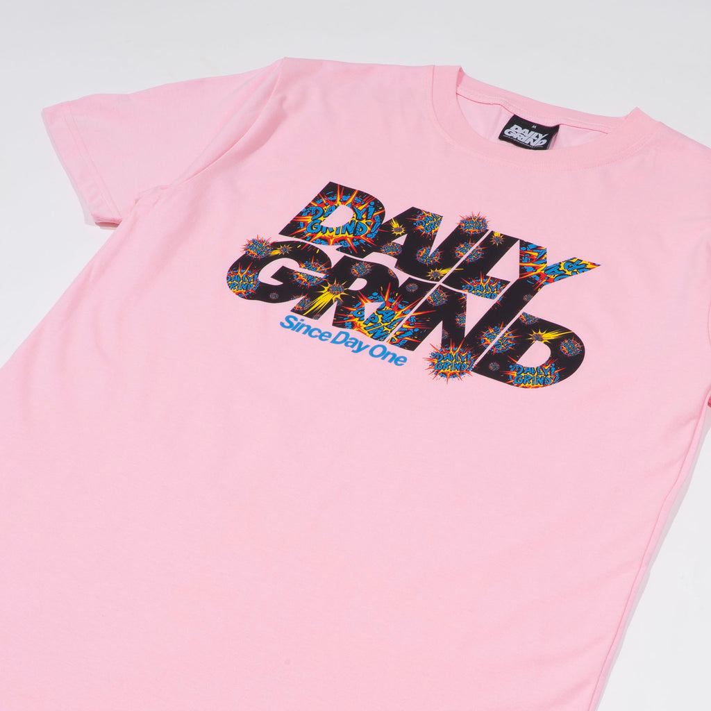 DAILY GRIND EXPLODE TSHIRT PINK