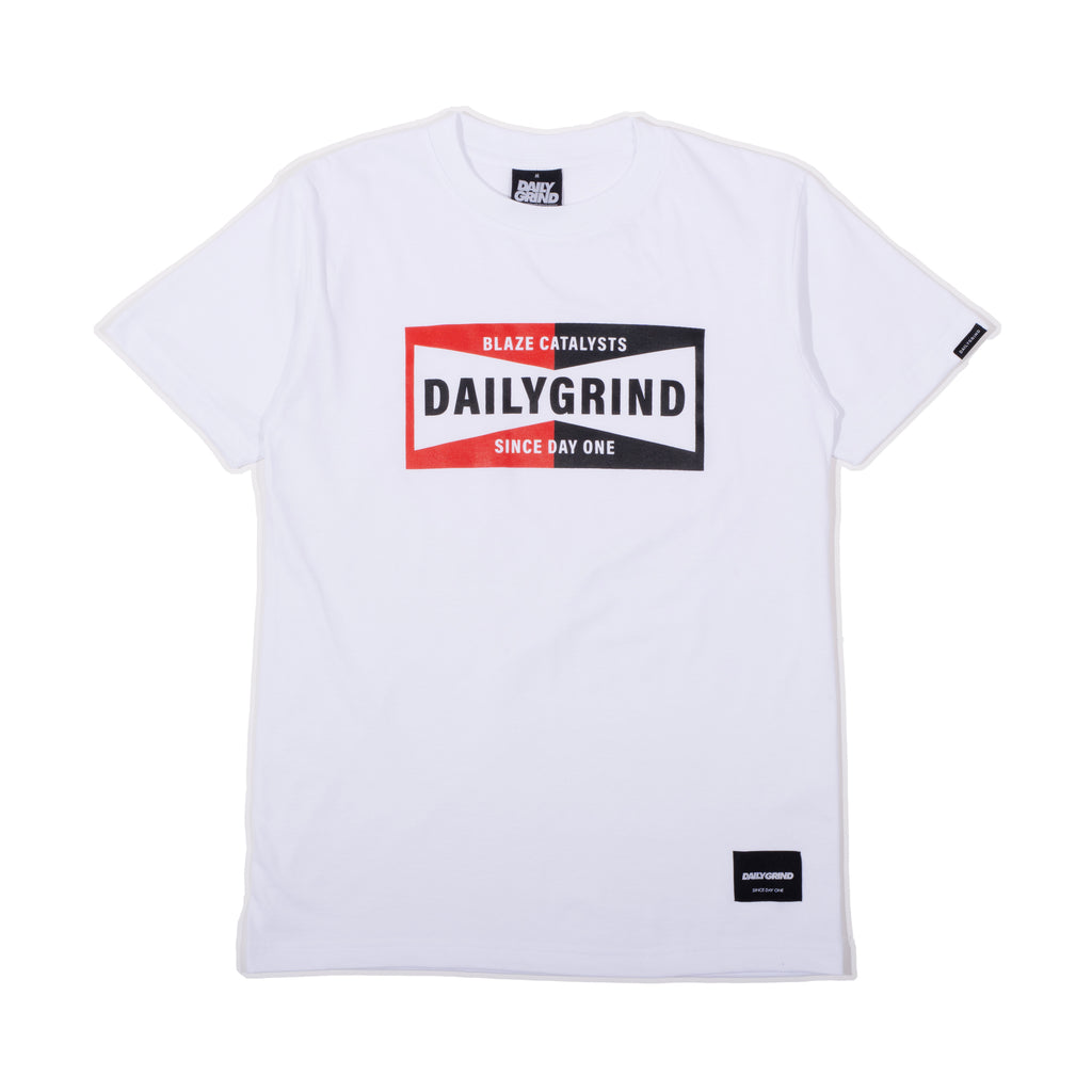 DAILY GRIND GLINT TSHIRT WHITE