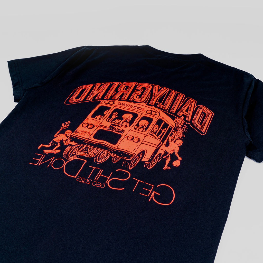 DAILY GRIND GRAVE SHIFT TSHIRT BLACK