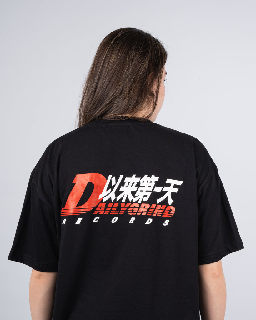 DAILY GRIND INITIAL TSHIRT BLACK