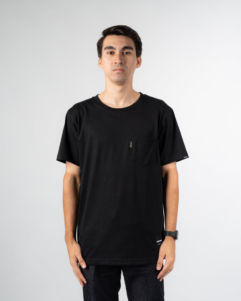 DAILY GRIND POCKET TEE 2 BLACK