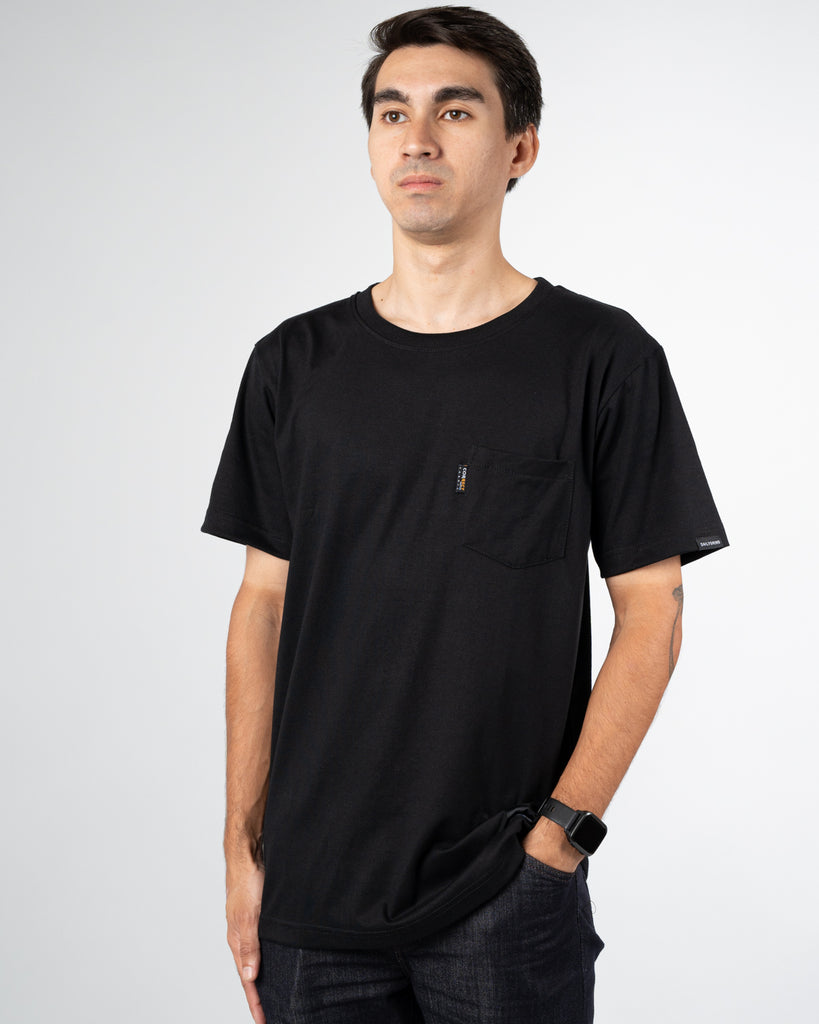 DAILY GRIND POCKET TEE 2 BLACK