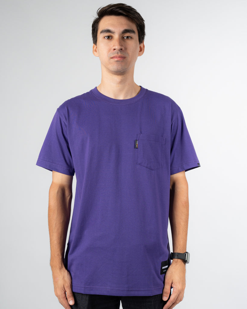 DAILY GRIND POCKET TEE 2 PURPLE