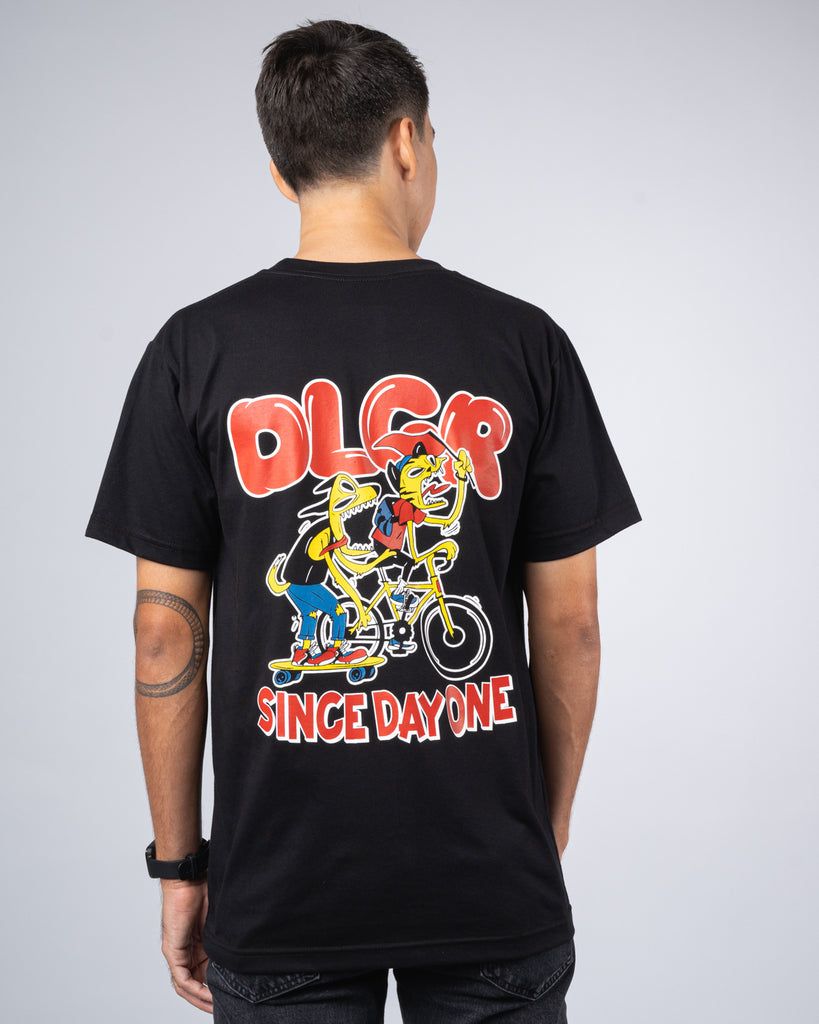 DAILY GRIND TANDEM TSHIRT BLACK