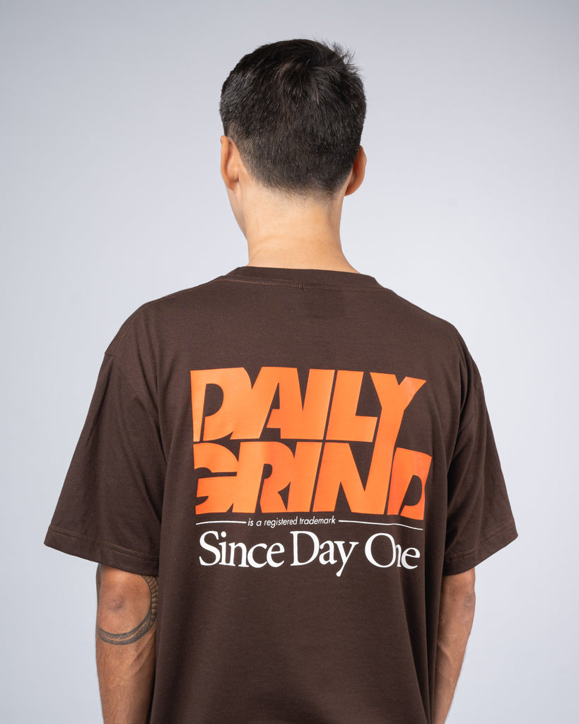 DAILY GRIND SHEAR TSHIRT BROWN