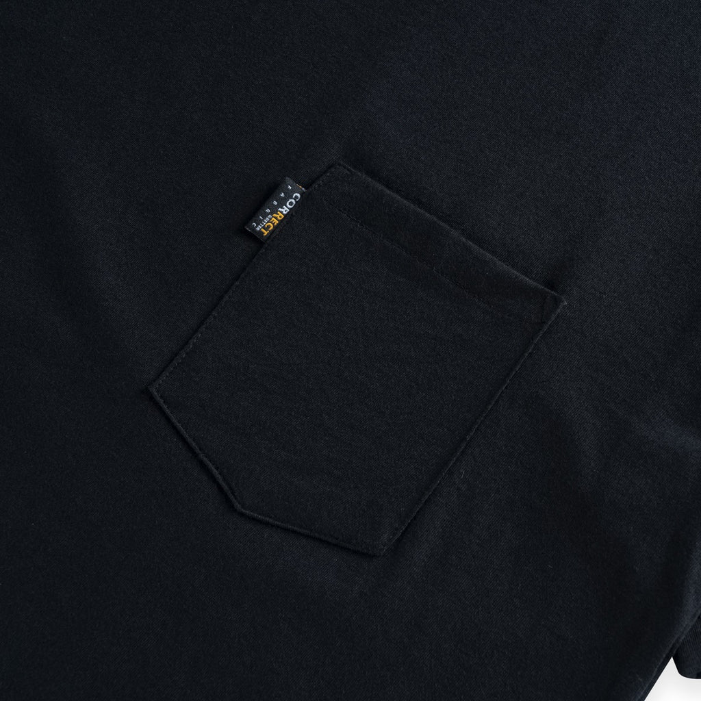 DAILY GRIND POCKET TEE 2 BLACK