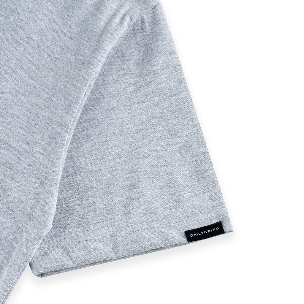 DAILY GRIND POCKET TEE 2 LIGHT HEATHER GRAY