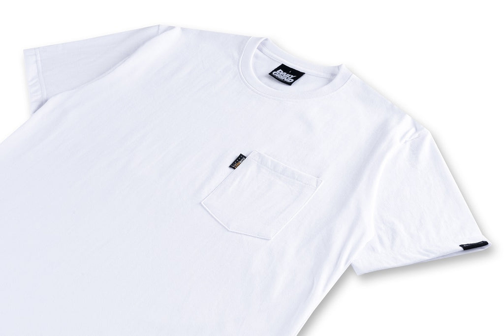 DAILY GRIND POCKET TEE 2 WHITE