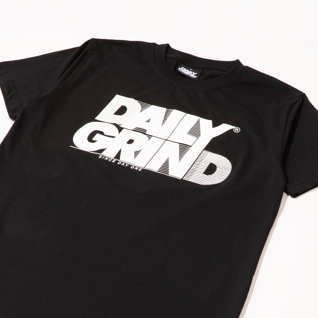 DAILY GRIND REDACTED TSHIRT BLACK