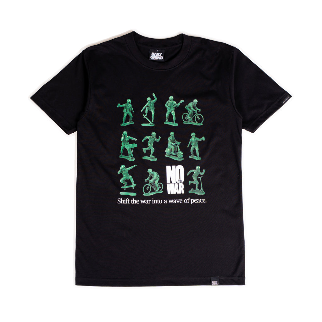 DAILY GRIND SHIFT THE WAR TSHIRT BLACK