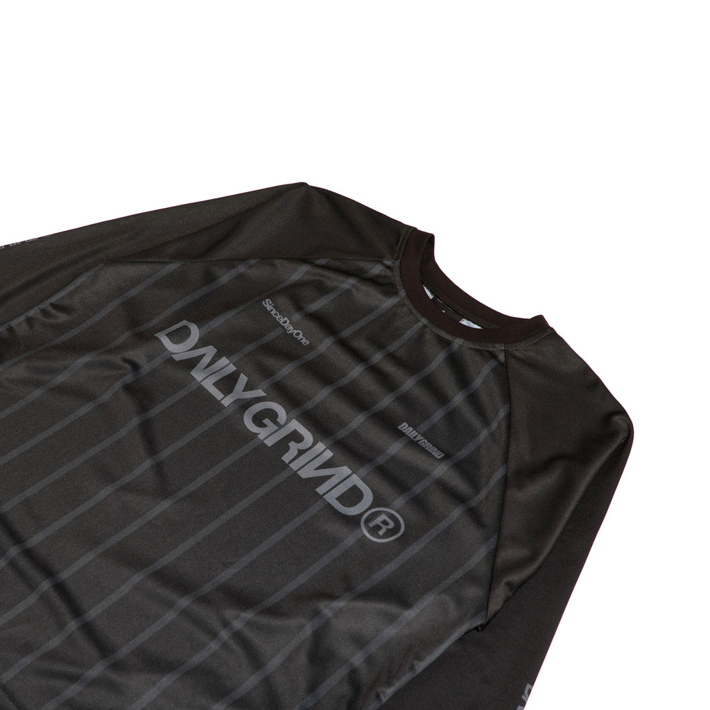 DAILY GRIND UPRIGHT JERSEY RAGLAN BLACK