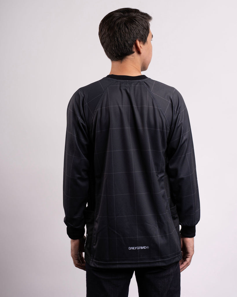 DAILY GRIND GRIDSCAPE JERSEY LONGSLEEVES BLACK